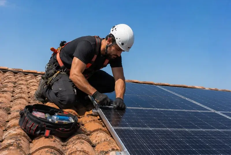 Maintenance et monitoring de panneaux solaires à Saint-Malo-de-Phily